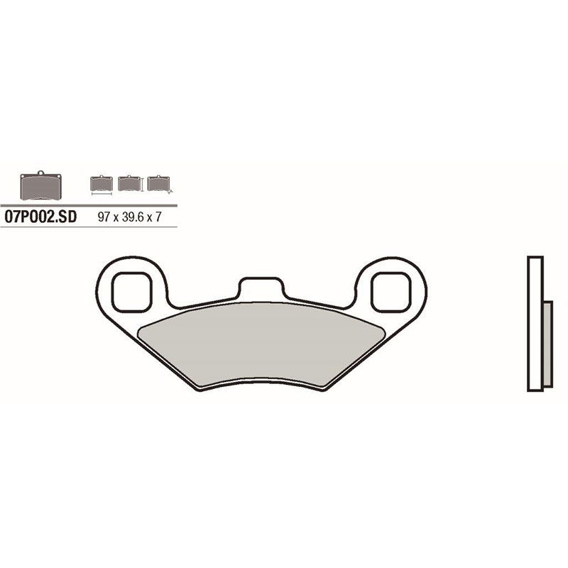 Pastillas freno Brembo 07PO02SD