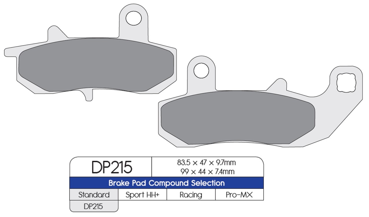 Pastillas freno Dp Brakes DP215 Standard
