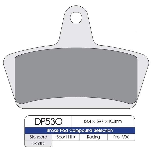 Pastillas freno Dp Brakes DP530 HDP Harley