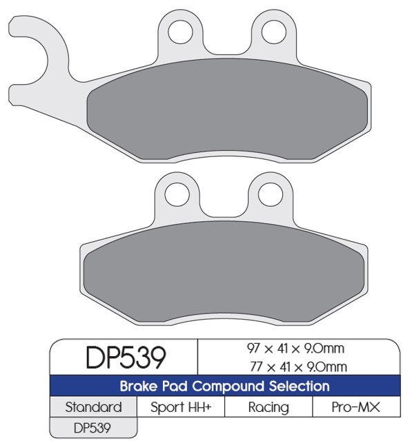 Pastillas freno Dp Brakes DP539 Standard