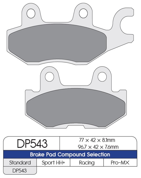Pastillas freno Dp Brakes DP543 Off-Road