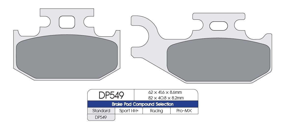 Pastillas freno Dp Brakes DP549 Off-Road
