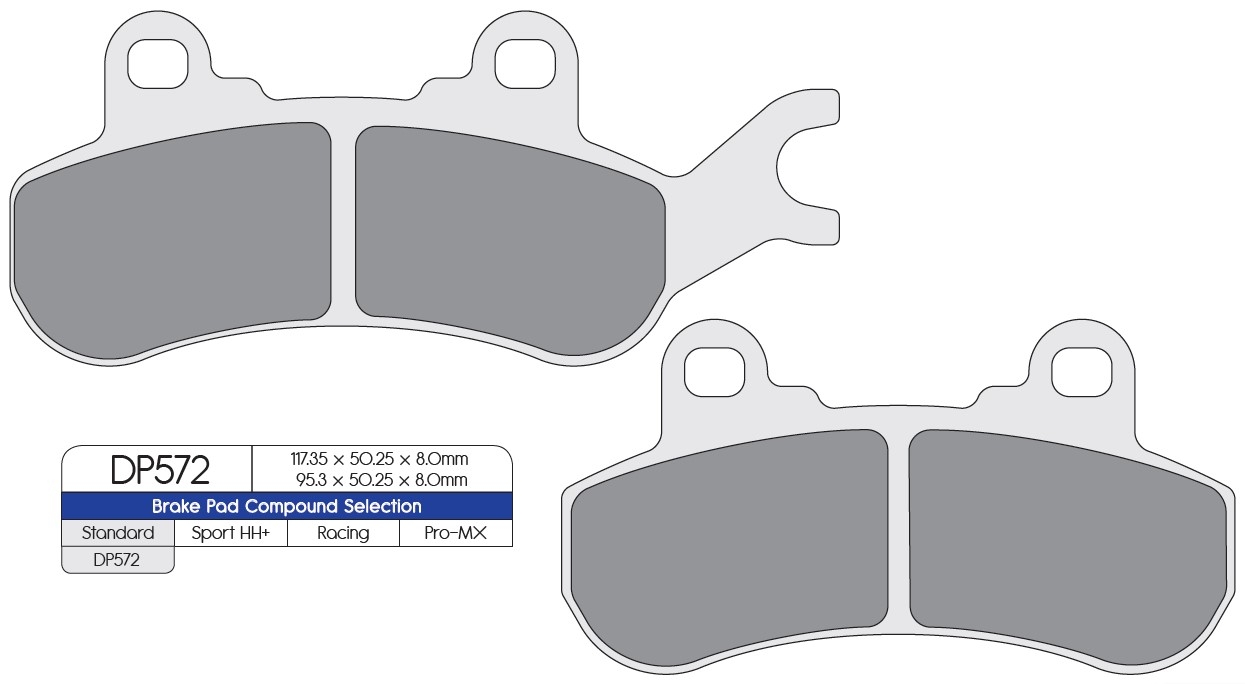 Pastillas freno Dp Brakes DP572 Standard