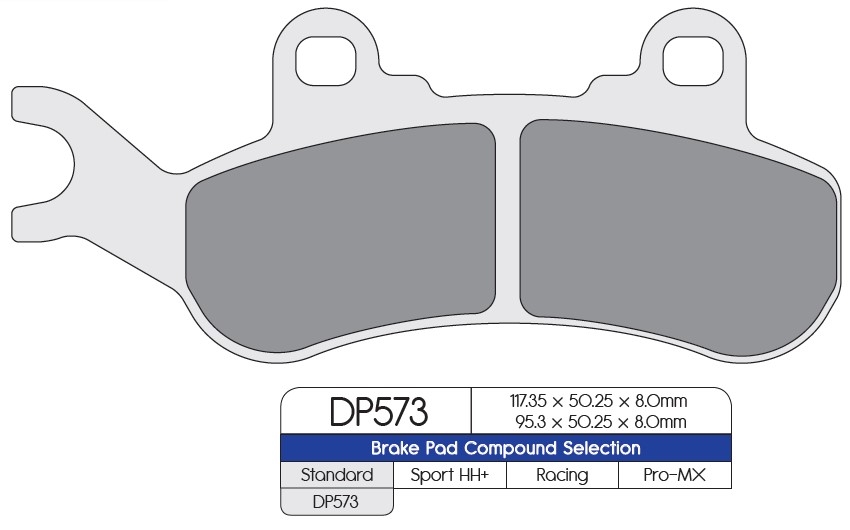 Pastillas freno Dp Brakes DP573 Standard