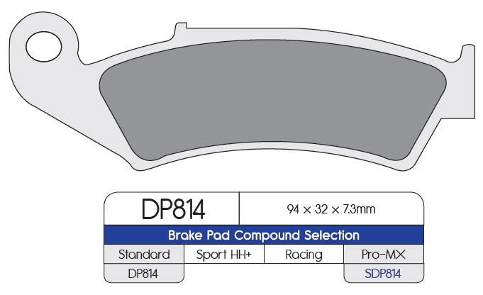 Pastillas freno Dp Brakes DP814 Off-Road