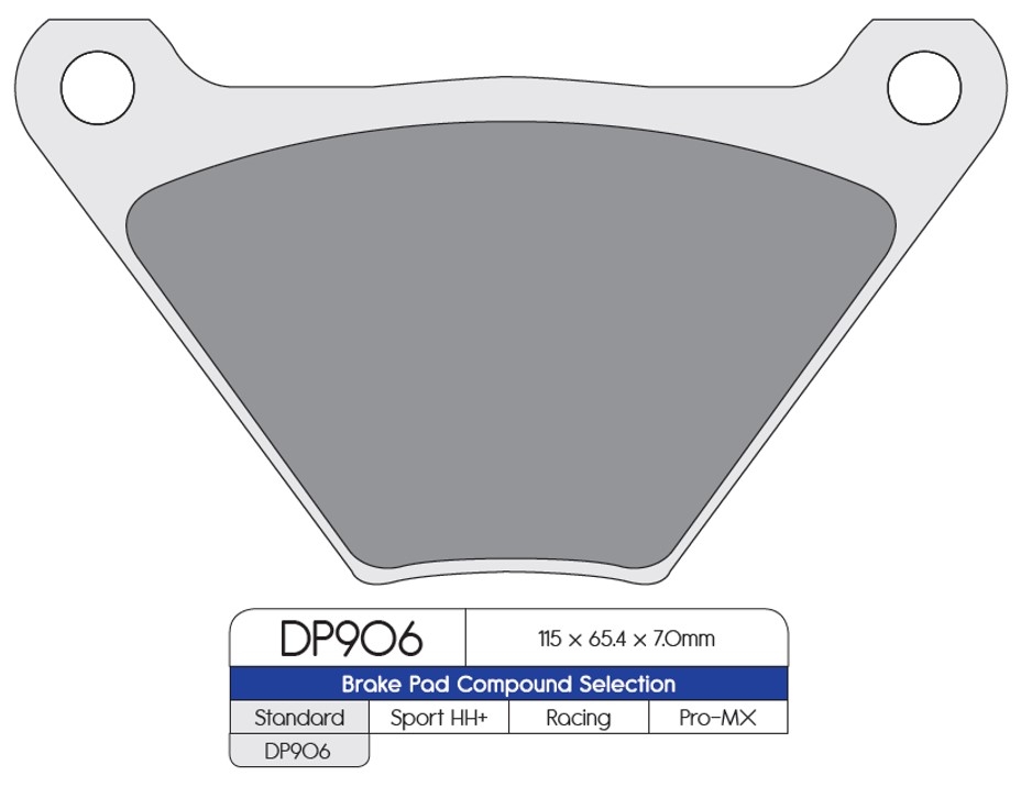 Pastillas freno Dp Brakes DP906 HDP Harley