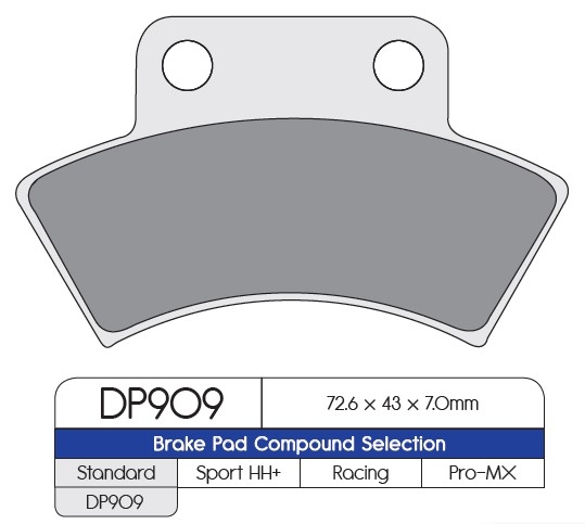 Pastillas freno Dp Brakes DP909 Off-Road