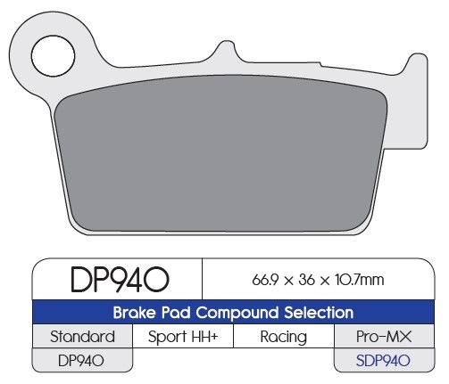 Pastillas freno Dp Brakes DP940 Off-Road
