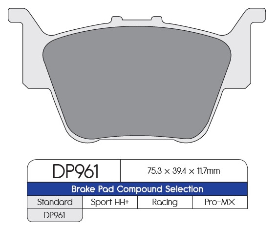 Pastillas freno Dp Brakes DP961 Off-Road