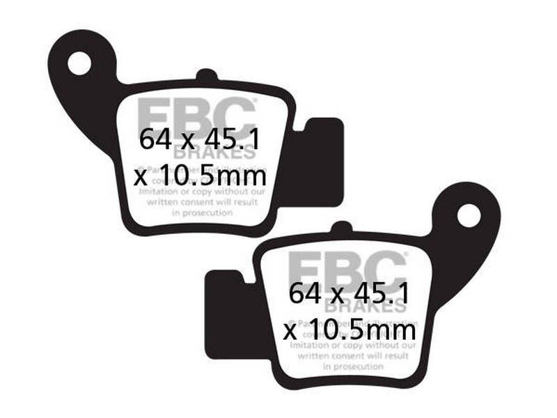 Pastillas freno Ebc FA634TT