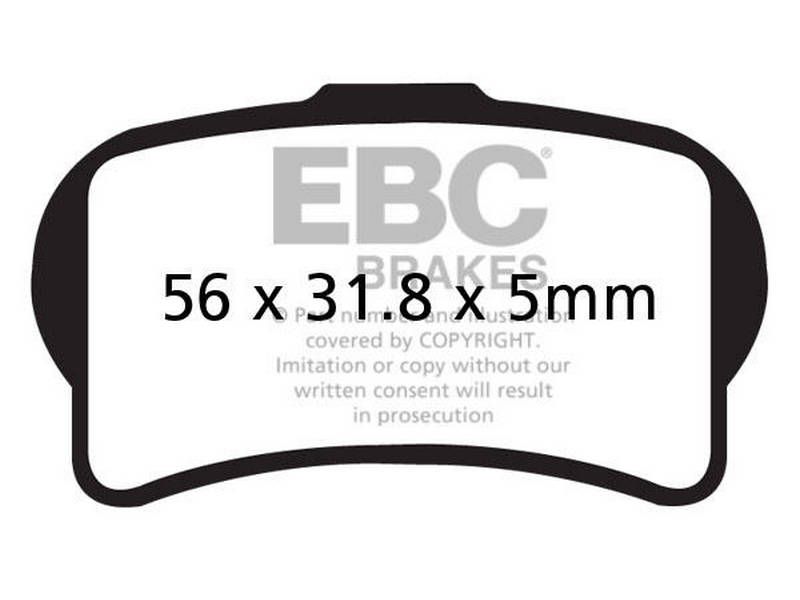 Pastillas freno Ebc FA644TT