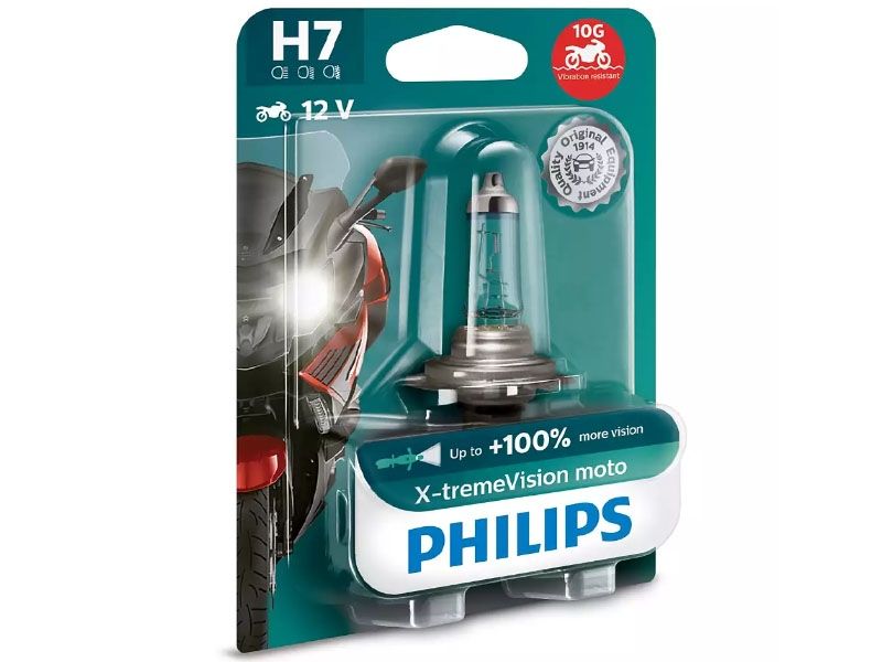 Bombilla Philips Vision Moto H7 12v 55w