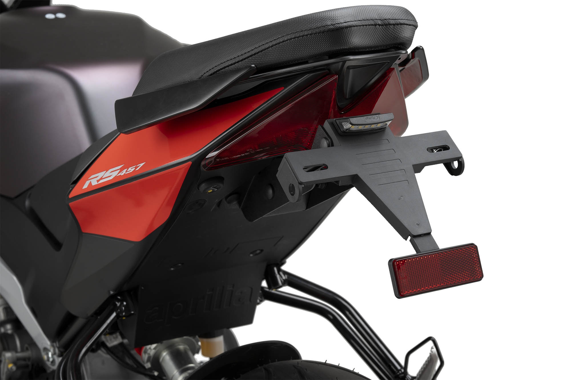 Portamatrículas Puig 22235N Aprilia RS 457 2024-2025 Negro