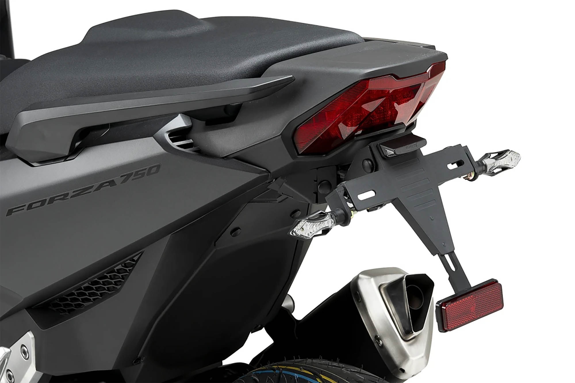 Portamatrículas Puig 22587N Honda Forza 750 2025 Negro