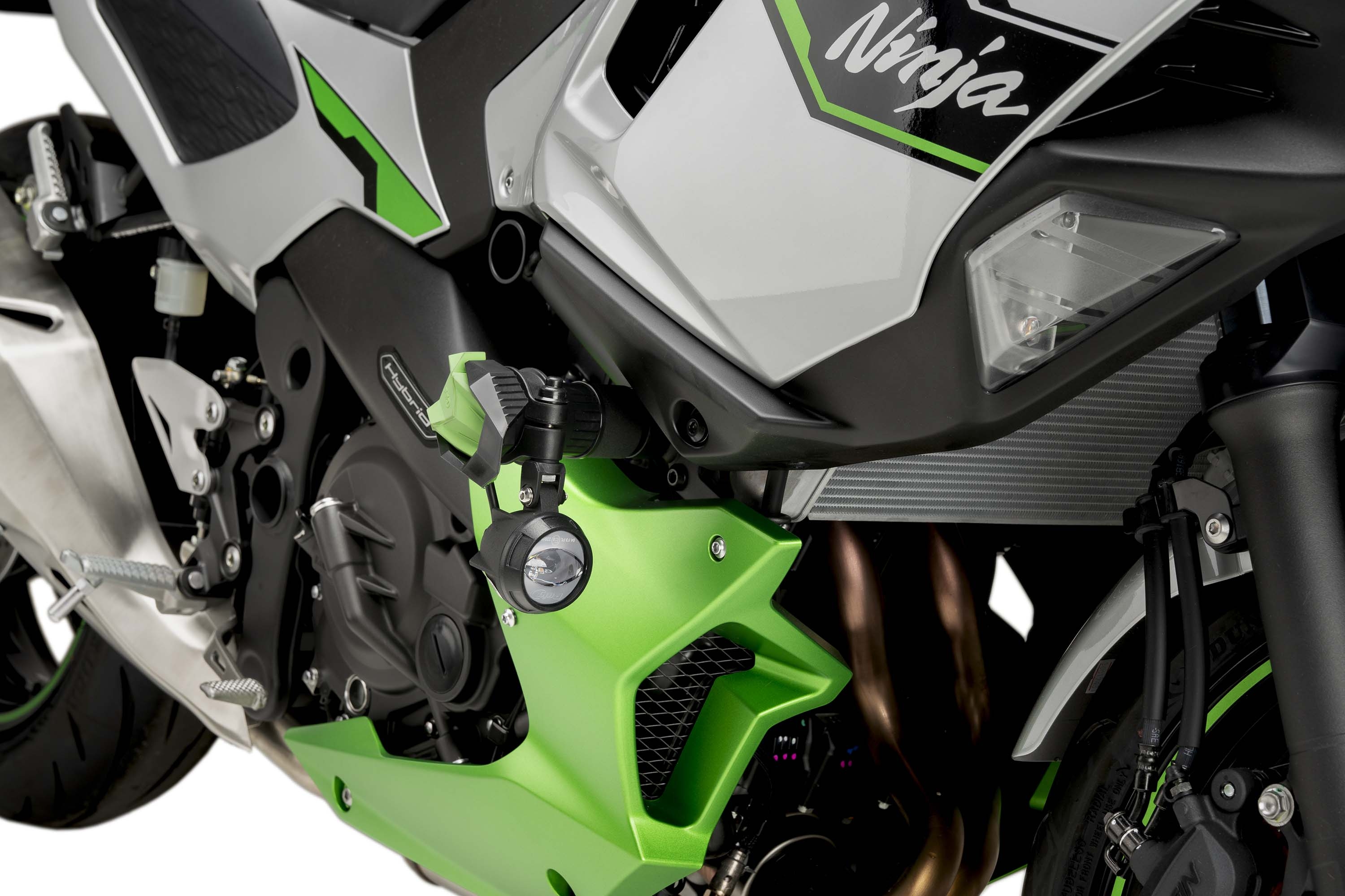 Protectores motor R19 Puig 22175N Kawasaki Ninja HYBRID 2024-2025 Negro