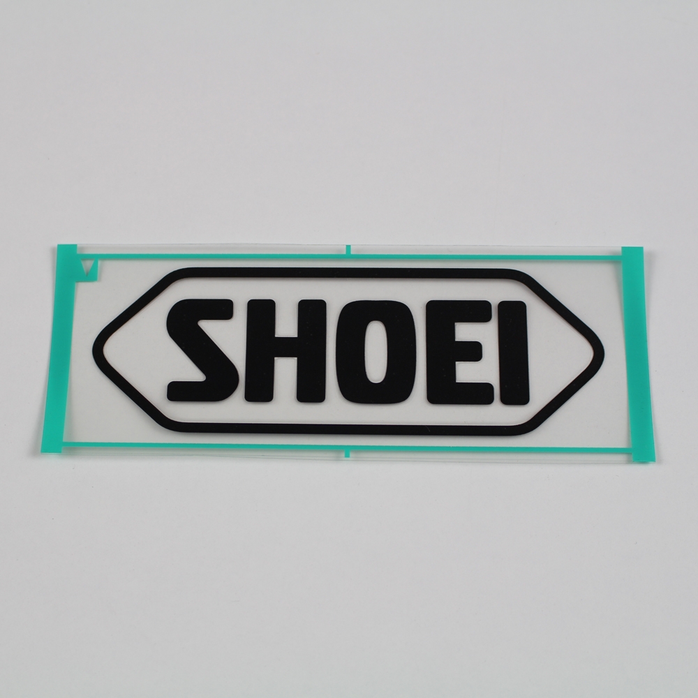 Recambio Shoei Logo Frontal 82Mm Rj Platinum-R / S-20 Negro Mate