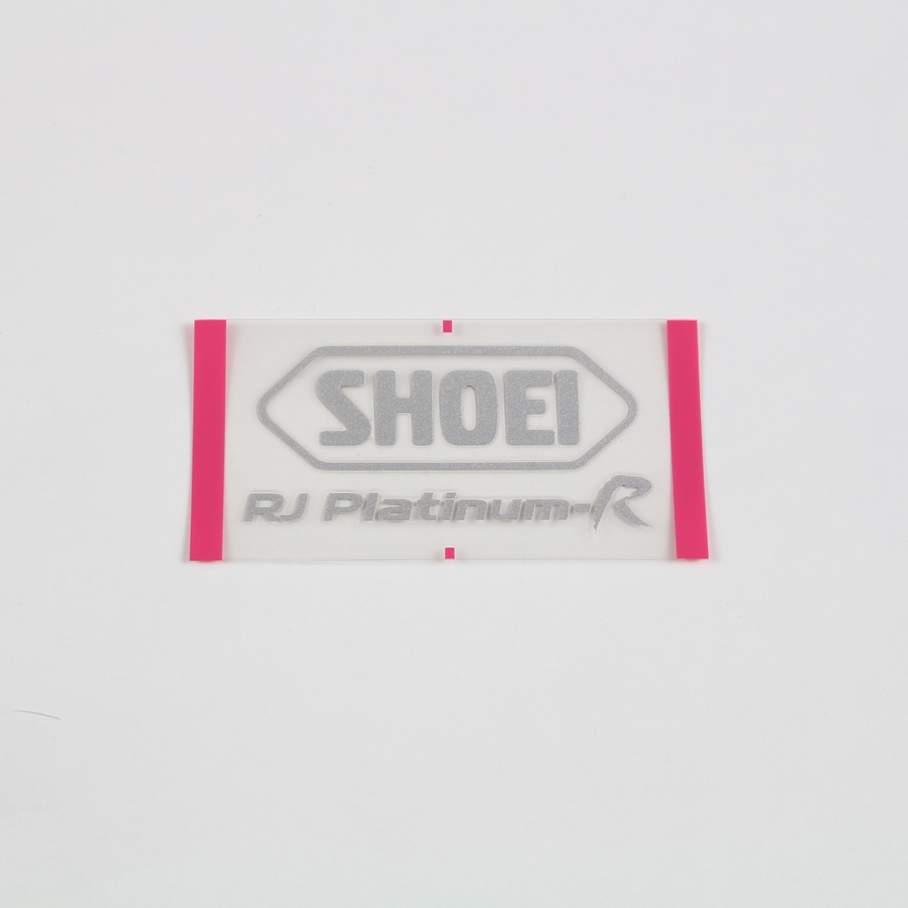 Recambio Shoei Logo Posterior Rj Platinum-R Gris Plata