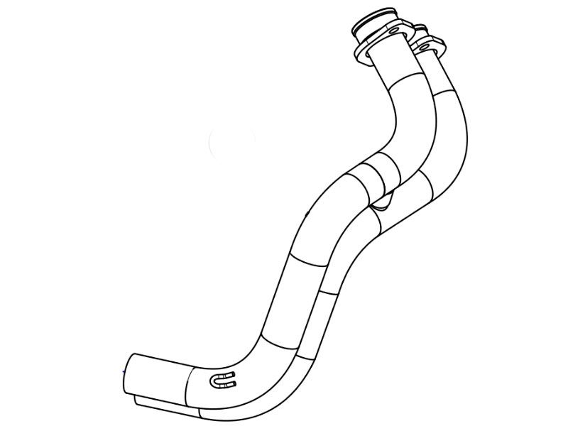 Recambio colector escape Akrapovic H Y7R1