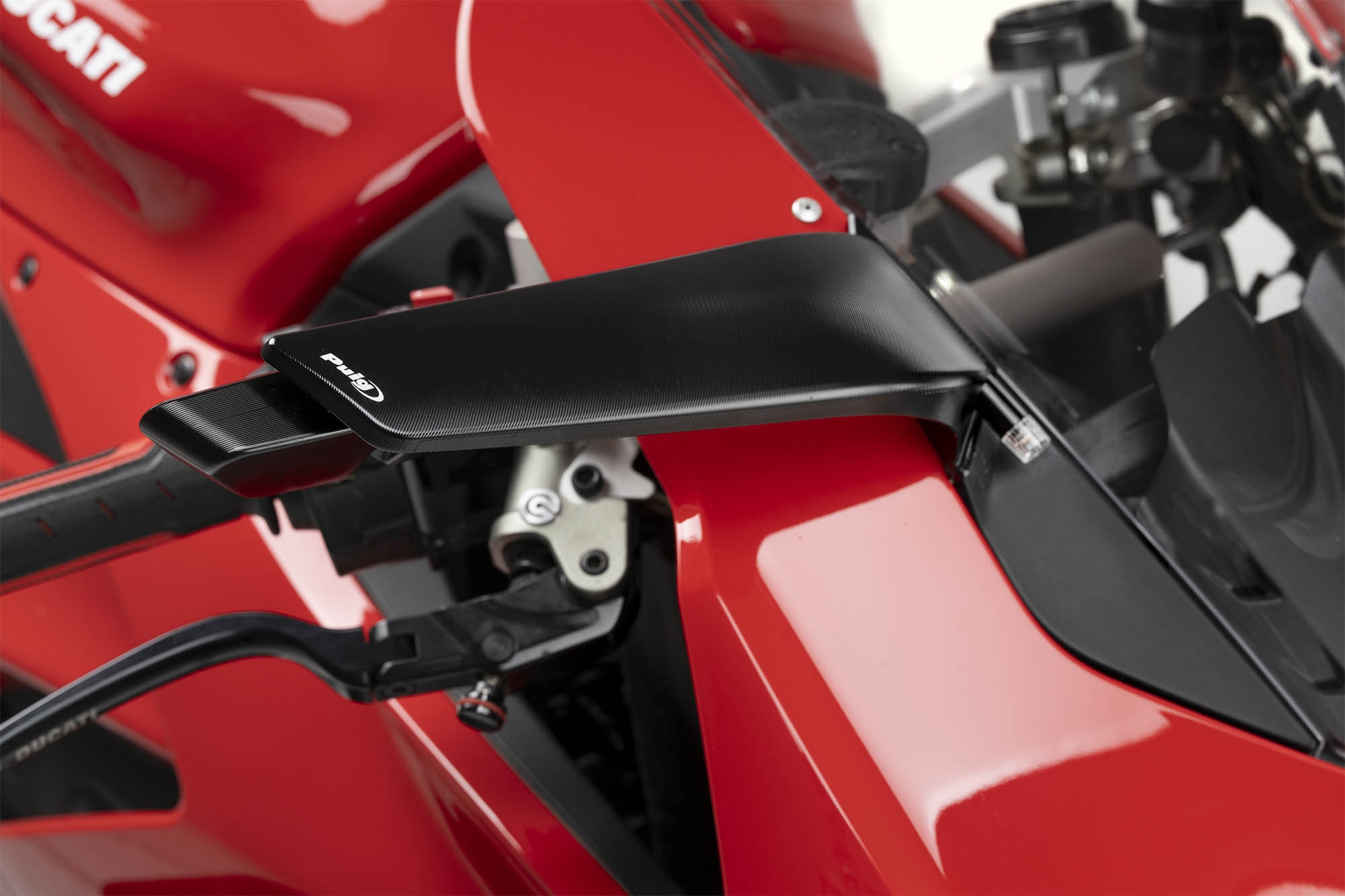 Retrovisor Aileron Puig 22298N Derecho Ducati Panigale V2-V4 2024 Negro