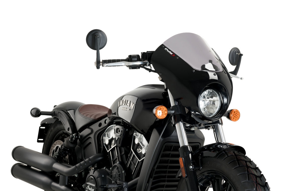Semicarenado Dark Night Puig 21107H Indian Scout Bobber