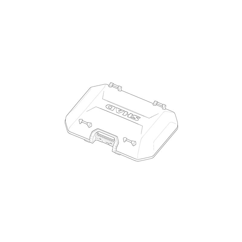 Shad 203471R TAPA ALUMINIO MALETA TOP TERRA