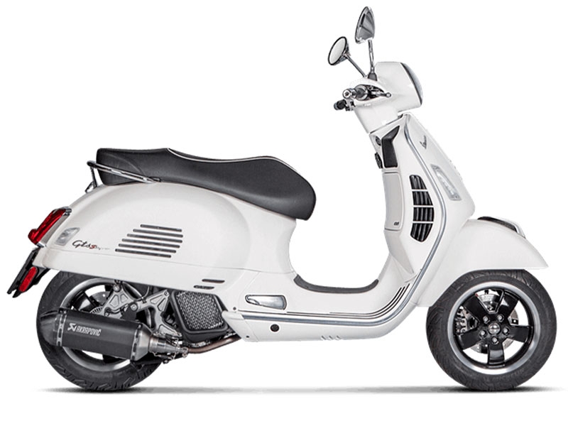 Silencioso escape Akrapovic S-VE125SO2-HZBL Vespa GTS Super 125 / Sport / Tech 2021