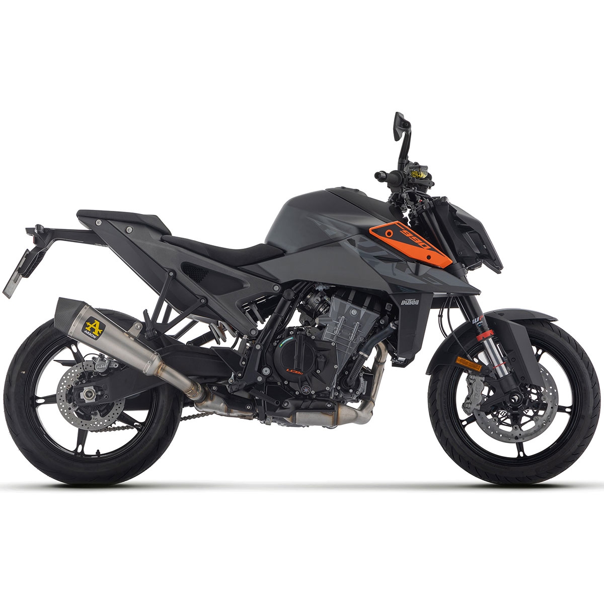 Silencioso escape Arrow 71973XK X-Kone Titanio KTM Duke 990 2024