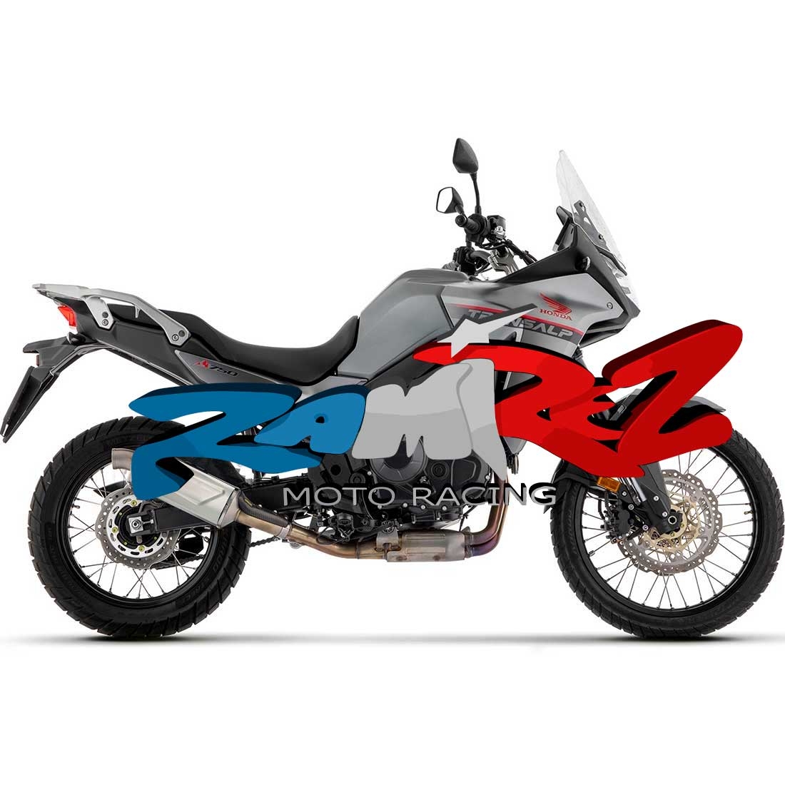 Silencioso escape Arrow 72645AO Indy Race EVO Honda XL 750 TRANSALP 2023-2024 RD16 aluminio fondo acero