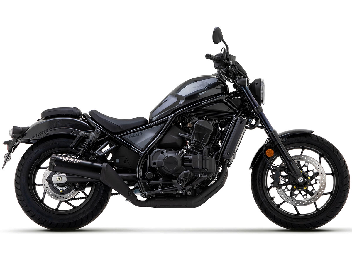 Silencioso escape Arrow 74511RBN Rebel Honda CMX 1100 Rebel 2021-2022
