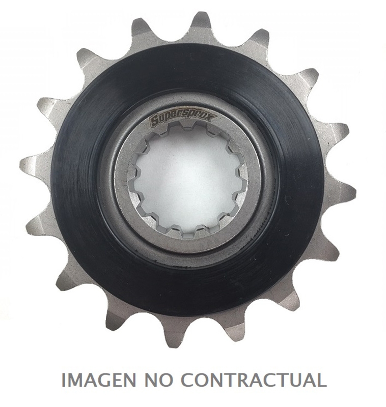 Piñon Supersprox CST512X16R con goma Kawasaki 520 x 16