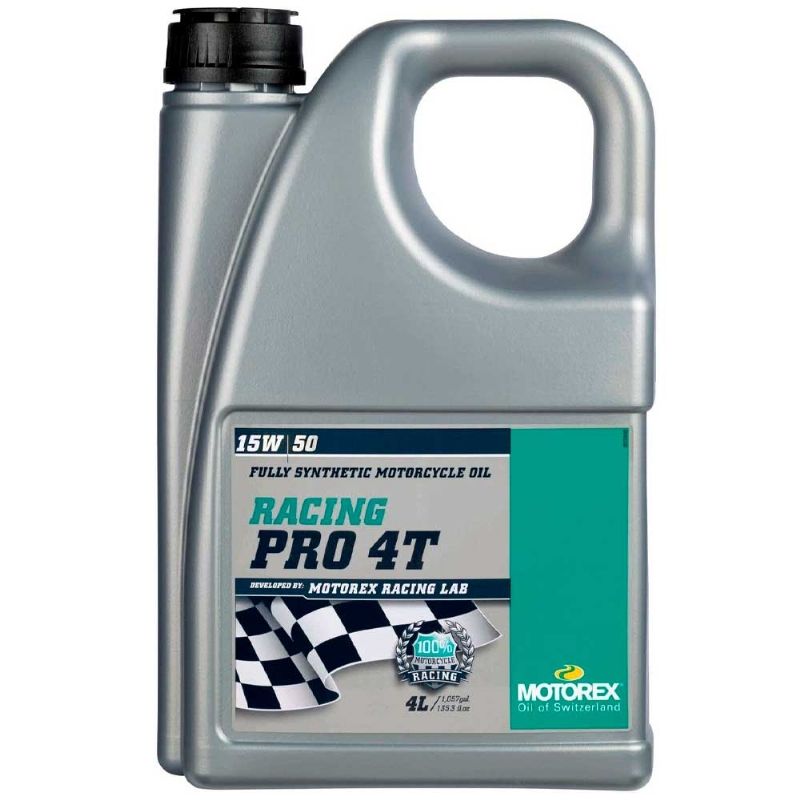 aceite motorex racing pro 4t 15w 50 4 litros