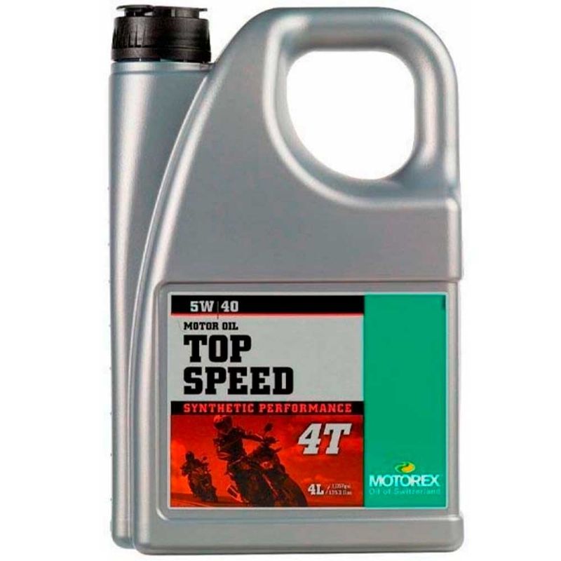 aceite motorex top speed 4t 5w 40 4 litros