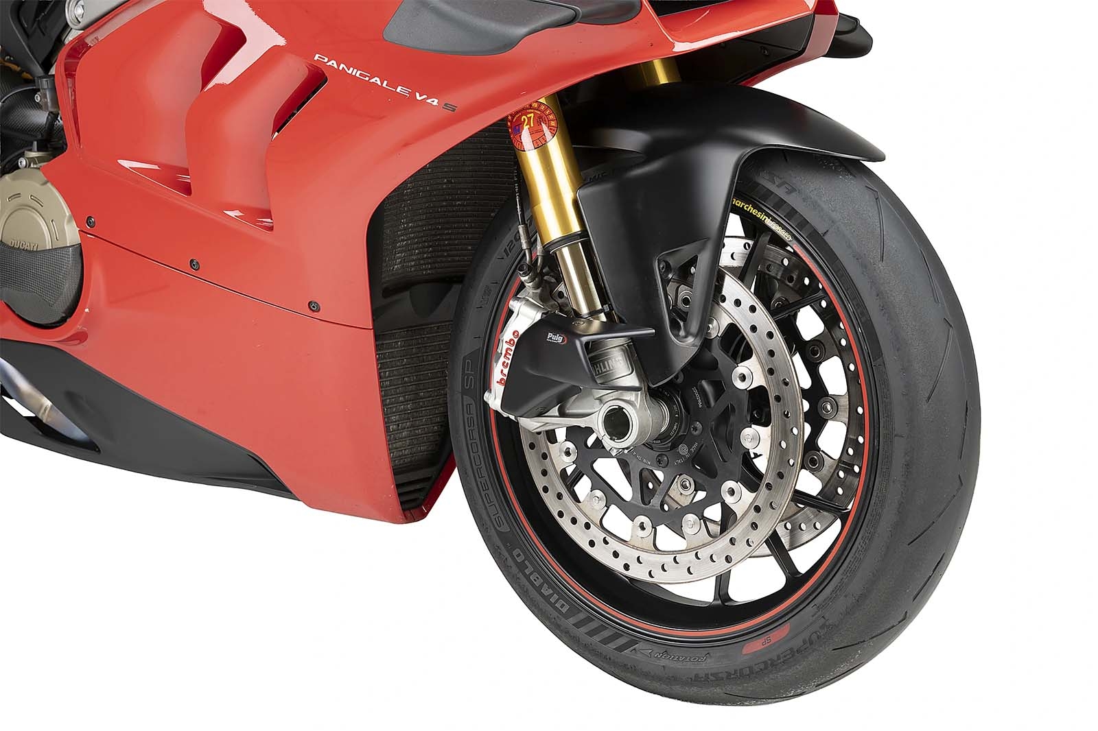 Air Duct Puig 22377J Ducati Panigale V2/V4 2020-2024 Negro mate