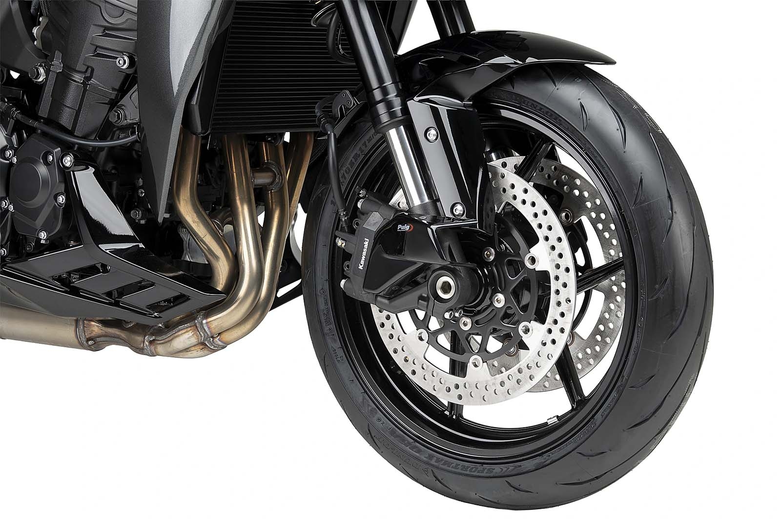 Air Duct Puig 22779N Kawasaki Z1100 2025 Negro