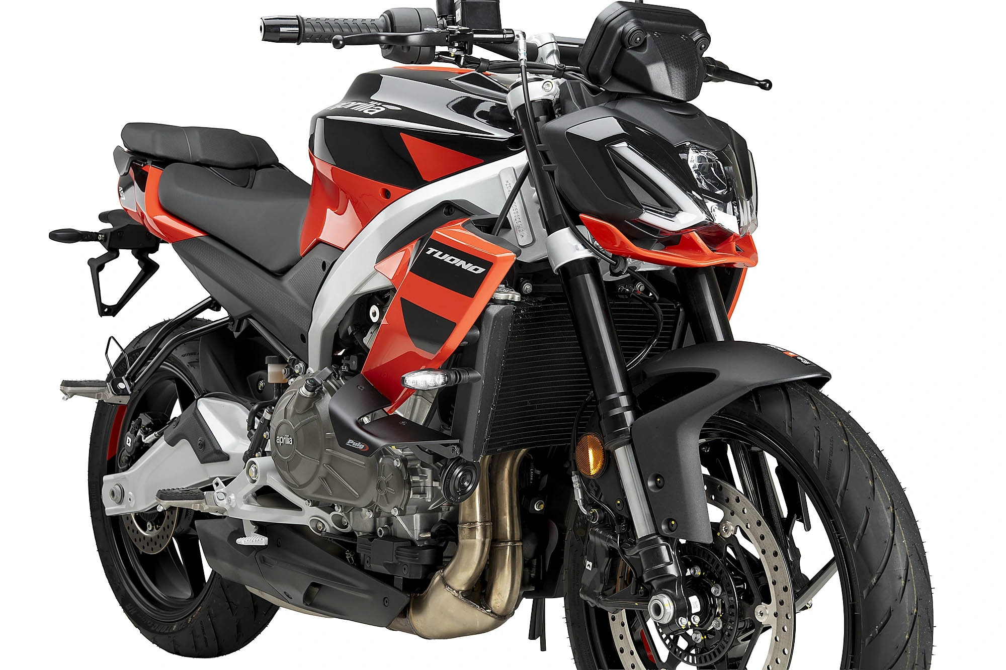 Alerones D12 Puig 22692J Aprilia Tuono 457 25025-2026 Negro Mate