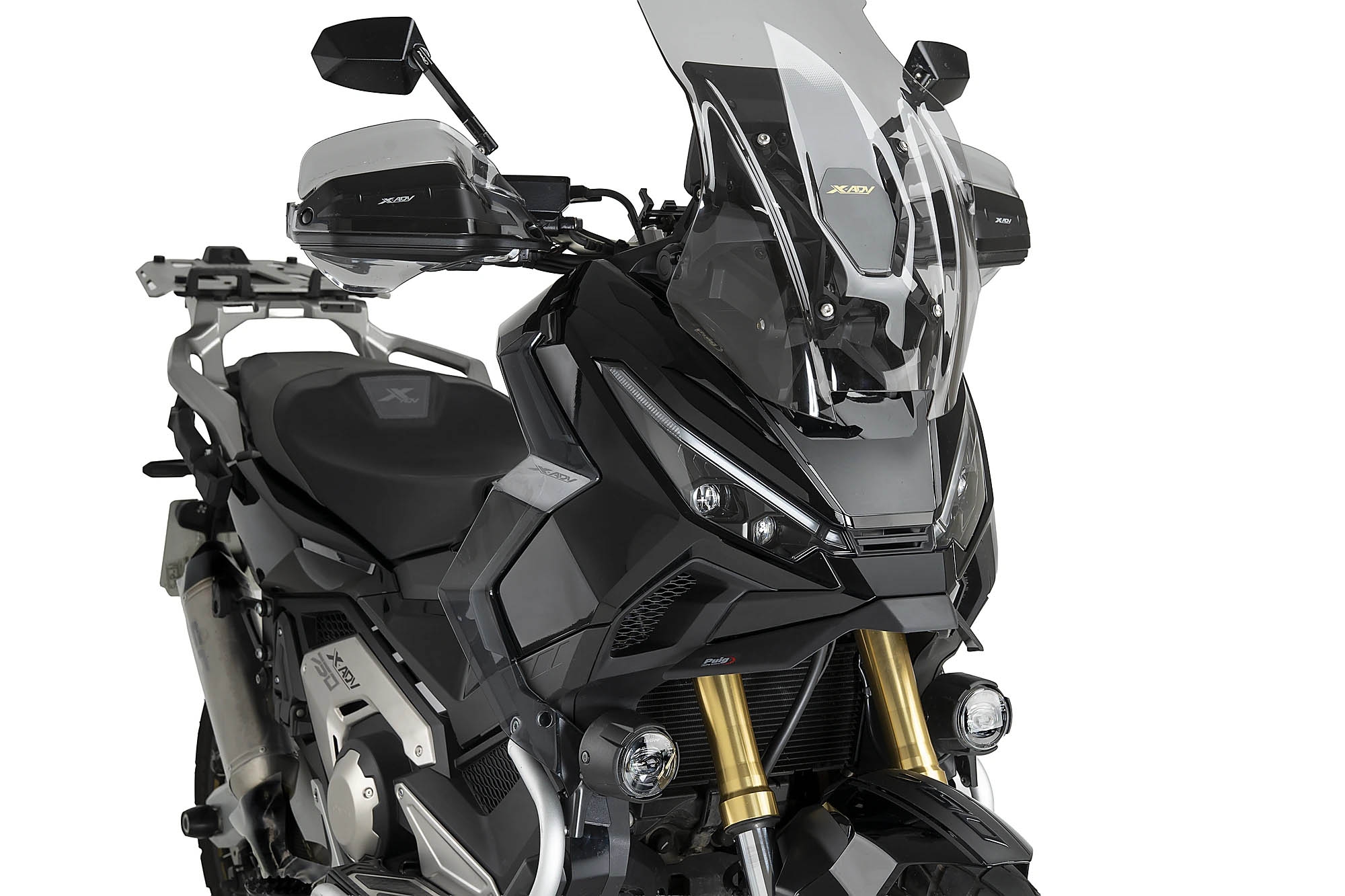 Alerones Frontales Naked Puig 22603J Honda X-ADV 750 2025-2026 Negro mate