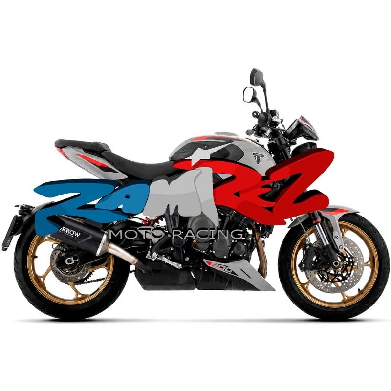 arrow 77513akn triumph trident 800 2026