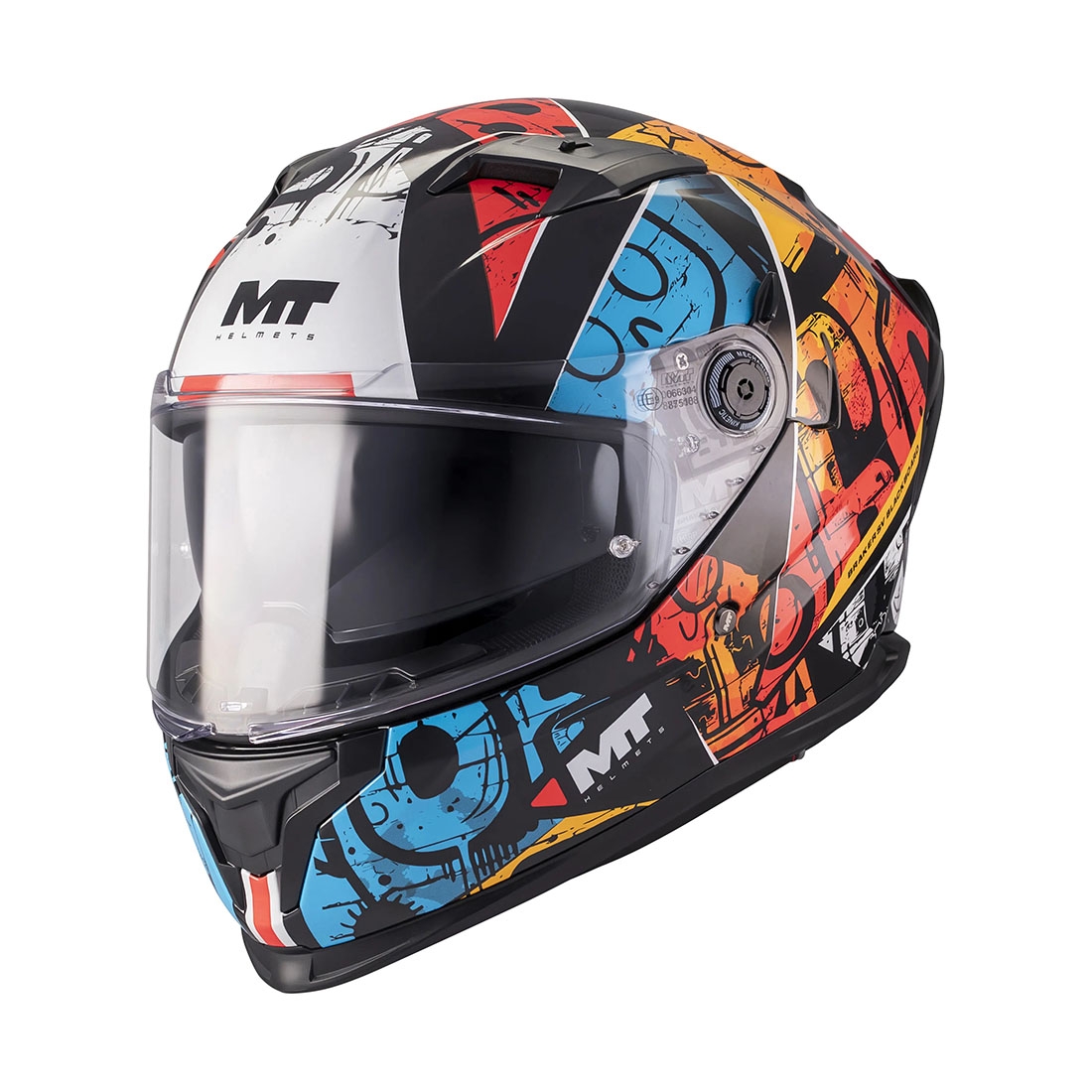 Casco MT Braker SV Blackboard B5 Brillo
