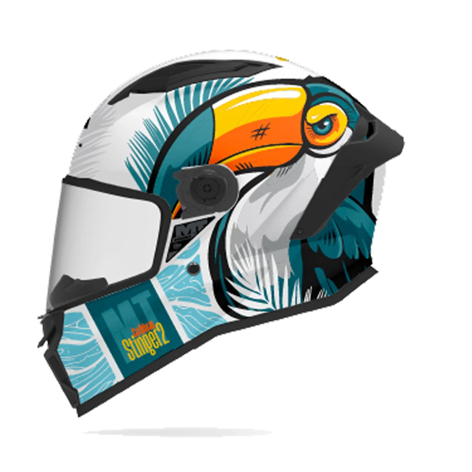Casco MT Stinger 2 Caribbean A6 Brillo