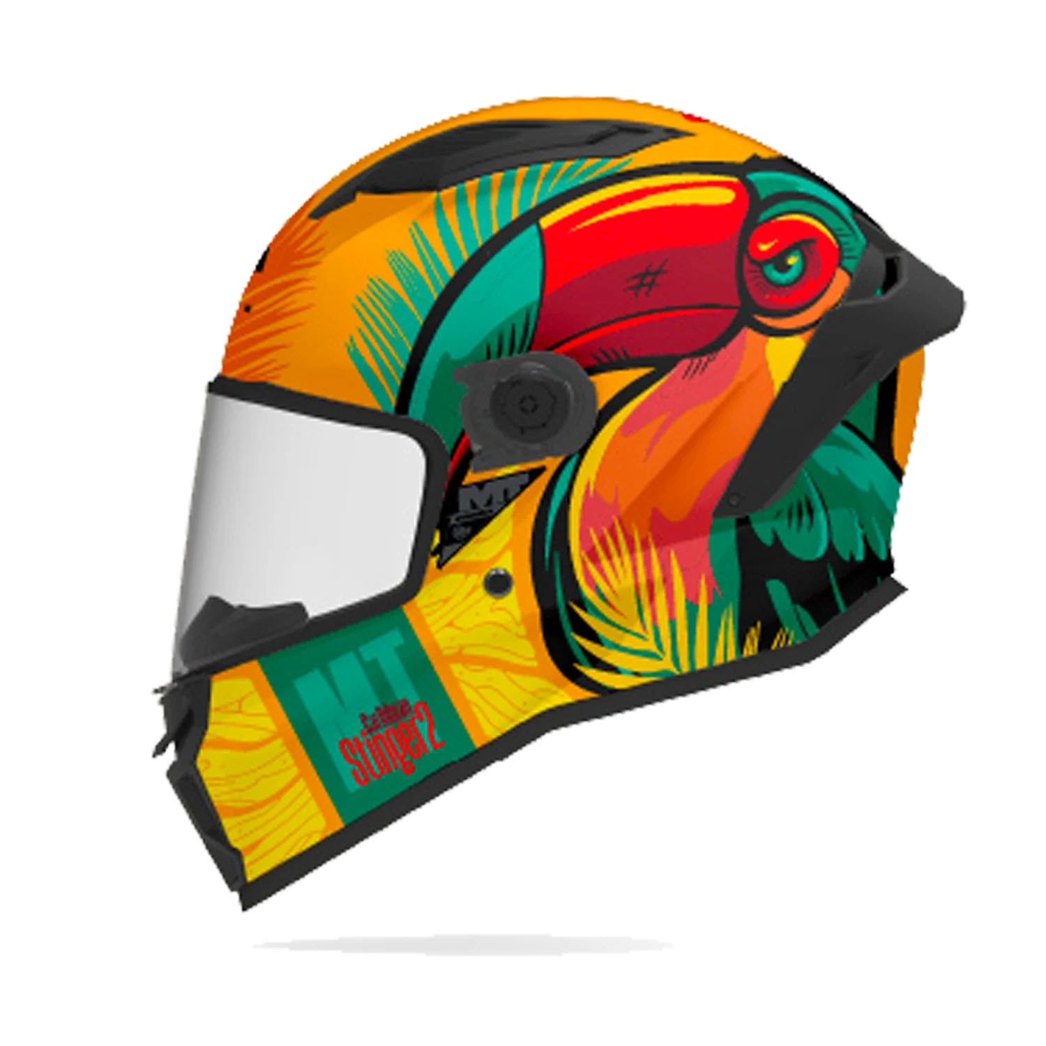 Casco MT Stinger 2 Caribbean C3 Brillo
