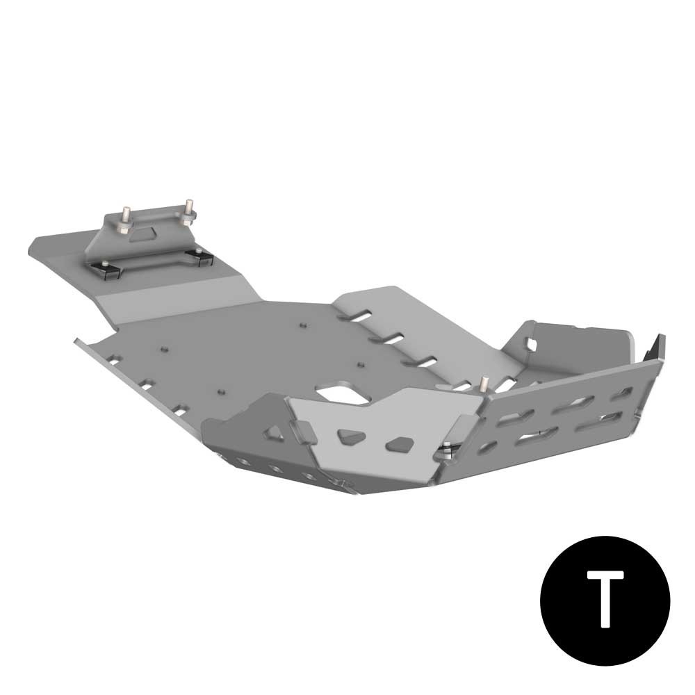 Cubrecárter de aluminio Crosspro BMW F750GS 21-22 negro 2CP090080A0005