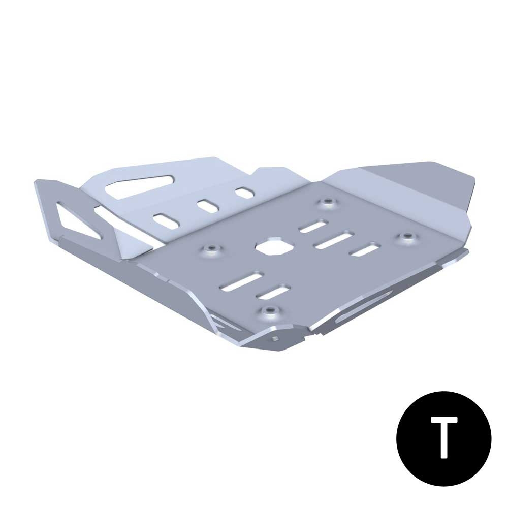 Cubrecárter de aluminio Crosspro BMW R1200GS 03-07 negro texturizado