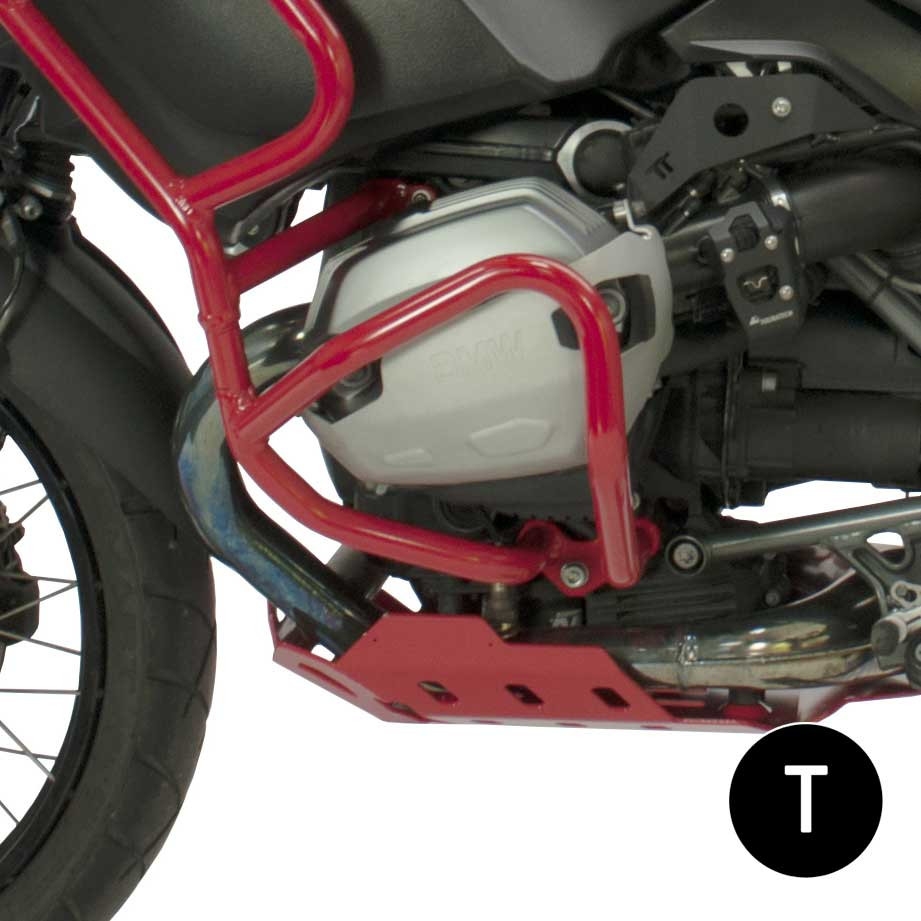 Cubrecárter de aluminio Crosspro BMW R1200GS 08-12 negro texturizado