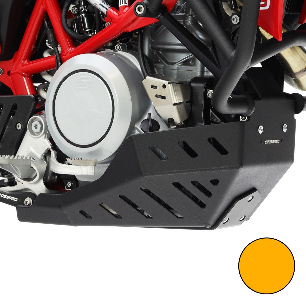 Cubrecárter de aluminio Crosspro GasGas ES700 22-24 naranja