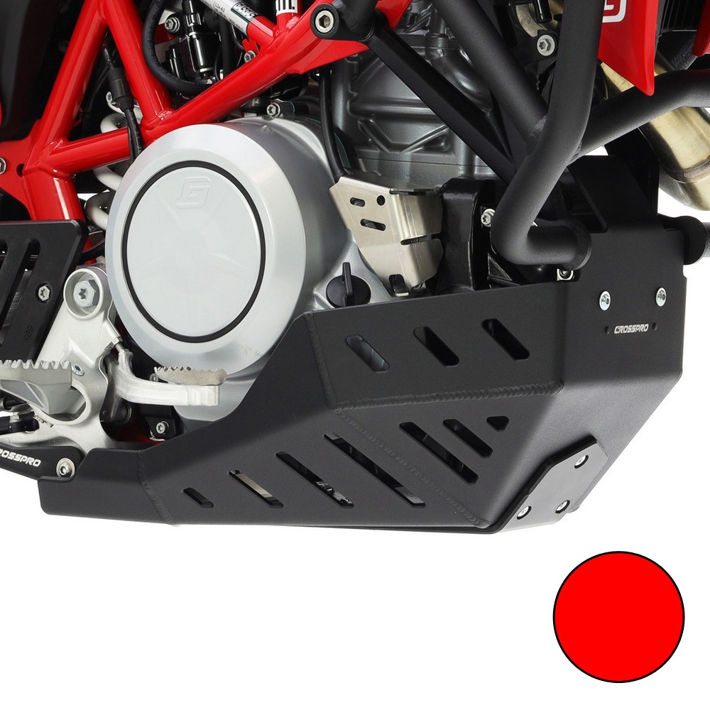 Cubrecárter de aluminio Crosspro GasGas ES700 22-24 rojo