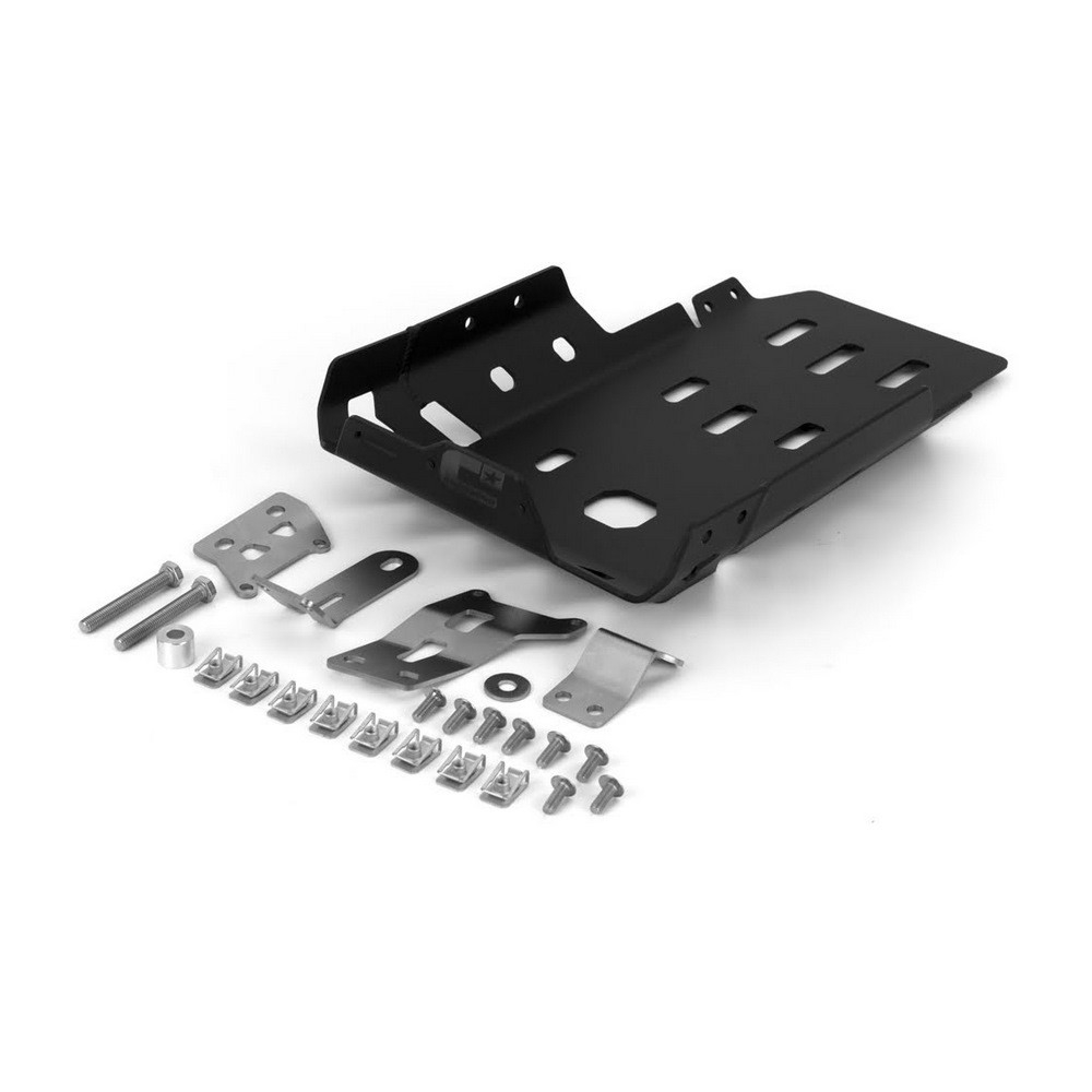 Cubrecárter de aluminio Crosspro Suzuki DL1000 V-strom 14-16 negro texturizado