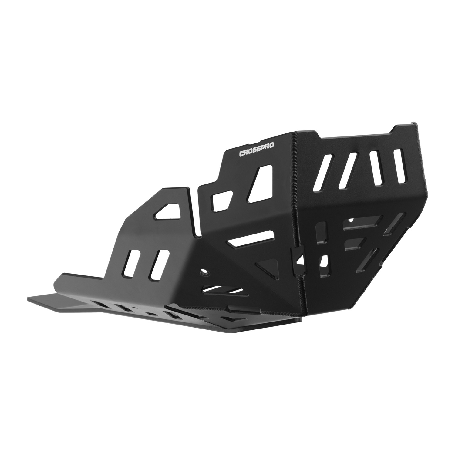Cubrecárter de aluminio Crosspro Yamaha Ténéré 700 20-26 negro texturizado