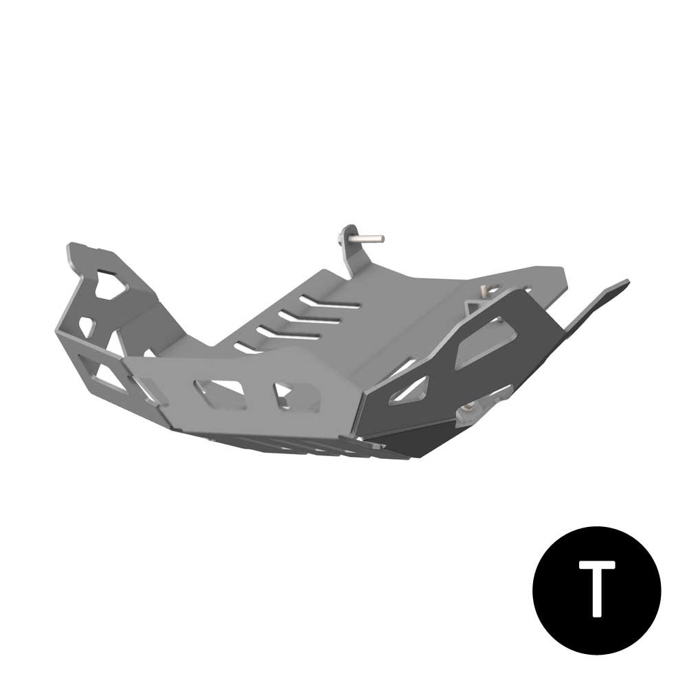 Cubrecárter de aluminio Crosspro Yamaha XTZ 1200 Super Ténéré 10-14 negro