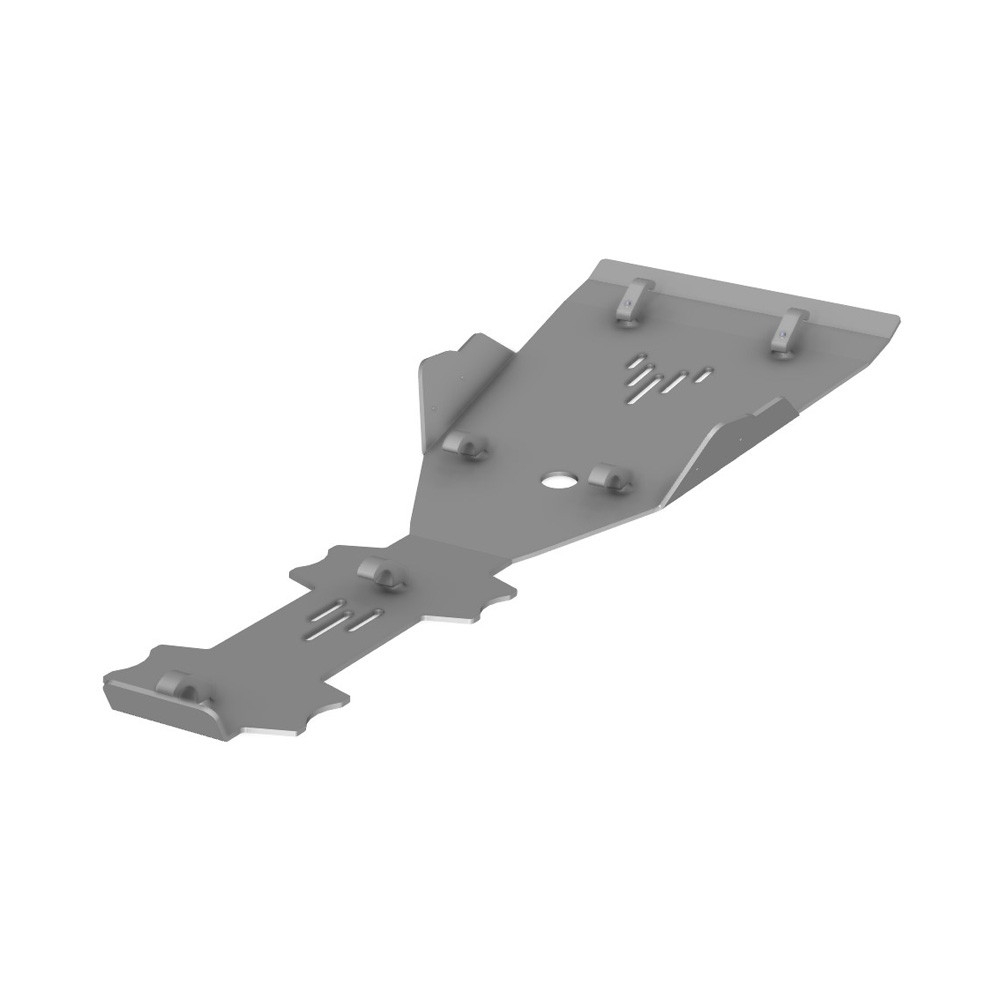 Cubrecárter de aluminio Crosspro Yamaha YFM660 Raptor 01-05 plata