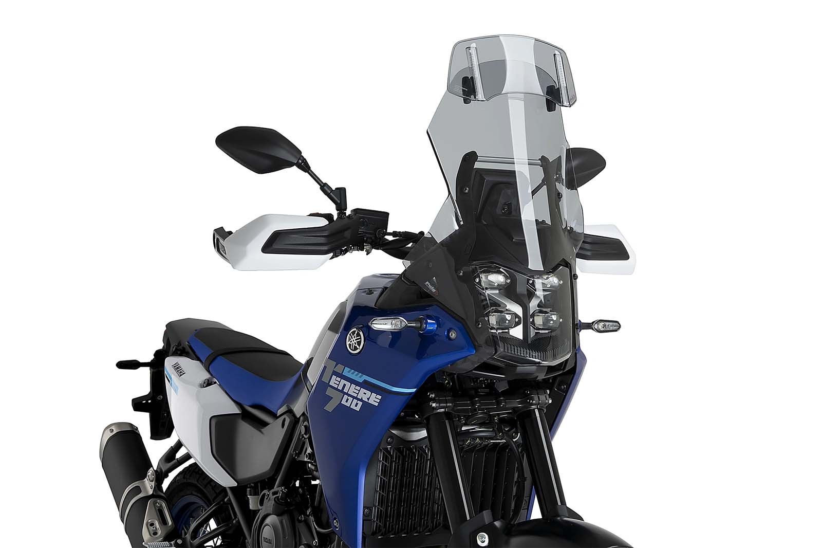 Cúpula Puig 22516H Touring con visera Yamaha Ténéré 700 / Ténéré 700 Rally 2025-2026 Ahumado claro